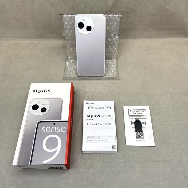 SHARP 〔中古〕AQUOS sense9 128GB ホワイト SH-53E docomo SIM