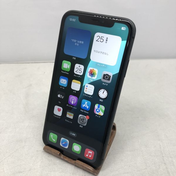 中古】【安心保証】 iPhone11[64GB] SIMロック解除 SB/YM ブラック