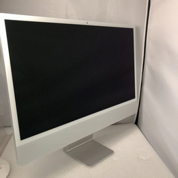 〔中古〕iMac 24-inch Mid-2021 MGPD3J/A シルバー 〔macOS v14.7.6〕 Apple M1 (8コアCPU/8コアGPU)/8GB/512GB SSD/オンボード(中古1ヶ月保証)