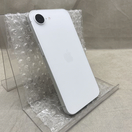 〔中古〕iPhone 16e 128GB ホワイト MD1R4J/A 国内版SIMフリー(中古1ヶ月保証)