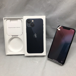 〔中古〕iPhone13 mini 128GB ミッドナイト MLJC3J/A auロック解除SIMフリー(中古1ヶ月保証)