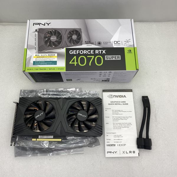 PNY 〔中古〕PNY GeForce RTX 4070 Super 12GB VERTO OC（中古1