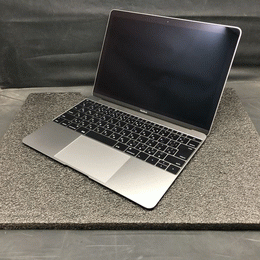 〔中古〕MacBook 12-inch Early-2016 MLH72J/A スペースグレイ 〔10.15 Catalina〕 (第6世代)デュアルコア Intel® Core™ m3 (1.1GHz)/8GB/256GB SSD/Intel HD Graphics 515(中古1ヶ月保証)