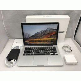 〔中古〕MacBook Pro 13.3-inch Early-2015 MF839J/A〔10.13 HighSierra〕 (第5世代)デュアルコア Intel® Core™ i5 プロセッサー (2.7GHz)/8GB/128GB SSD/Intel Iris Graphics 6100(中古1ヶ月保証)
