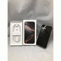 〔中古〕iPhone16 Pro 128GB デザートチタニウム MYMX3J/A SIMフリー(中古1ヶ月保証)