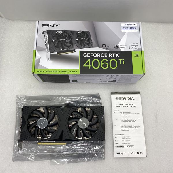PNY 〔中古〕PNY GeForce RTX 4060 Ti 8GB VERTO Dual Fan（中古