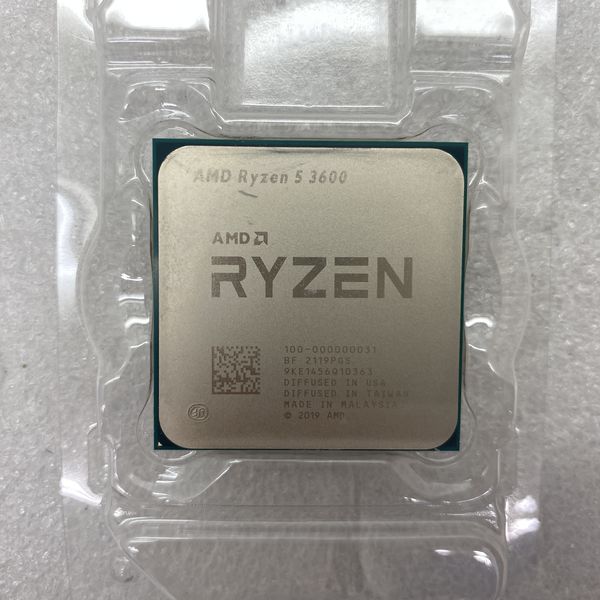 AMD 〔中古〕Ryzen 5 3600 〔3.6GHz／SOCKET AM4〕（中古1ヶ月