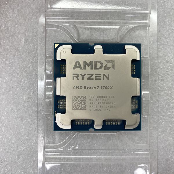 【新品未使用】Ryzen 7 9700X 動作保証 AMD 〔中古〕Ryzen 7 9700X（中古1ヶ月保証） | パソコン工房