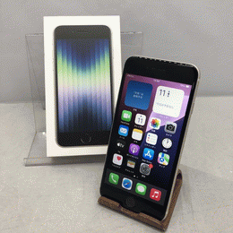 〔中古〕iPhone SE 第3世代 64GB スターライト MMYD3J/A SIMフリー(中古1ヶ月保証)