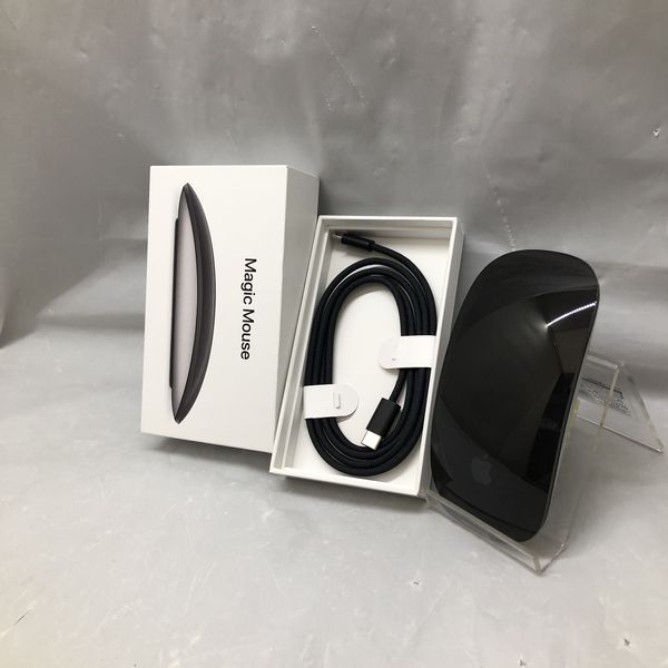 APPLE 〔中古〕Magic Mouse ブラック Multi-Touch対応 MMMQ3J／A