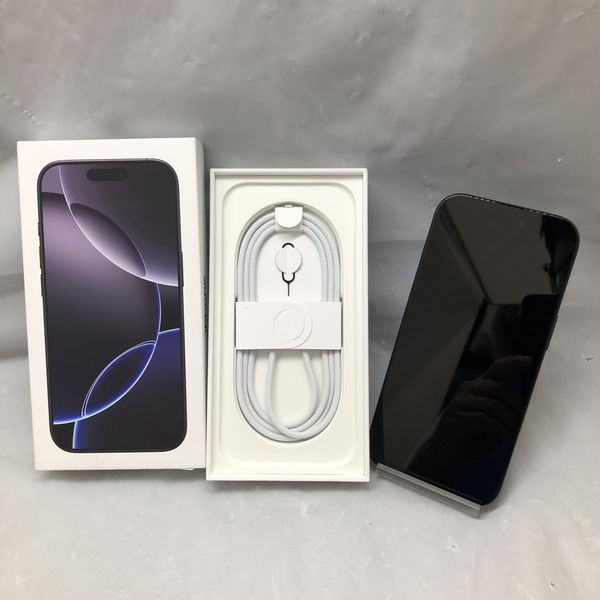 【新品未使用】iPhone16Pro 128GB ブラックチタニウム ムスビー｜安心保証 新品未使用 SIMフリー iPhone 16 Pro 128GB