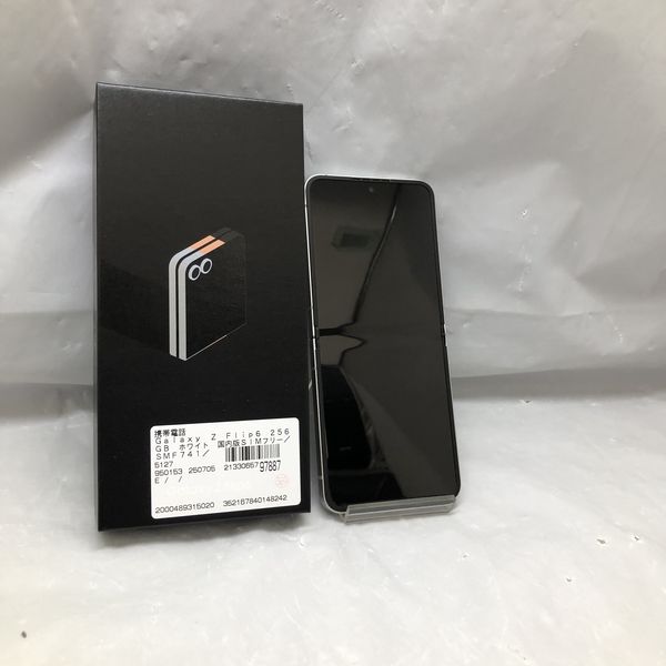 SAMSUNG 〔中古〕Galaxy Z Flip6 256GB ホワイト SM-F741Q SIM