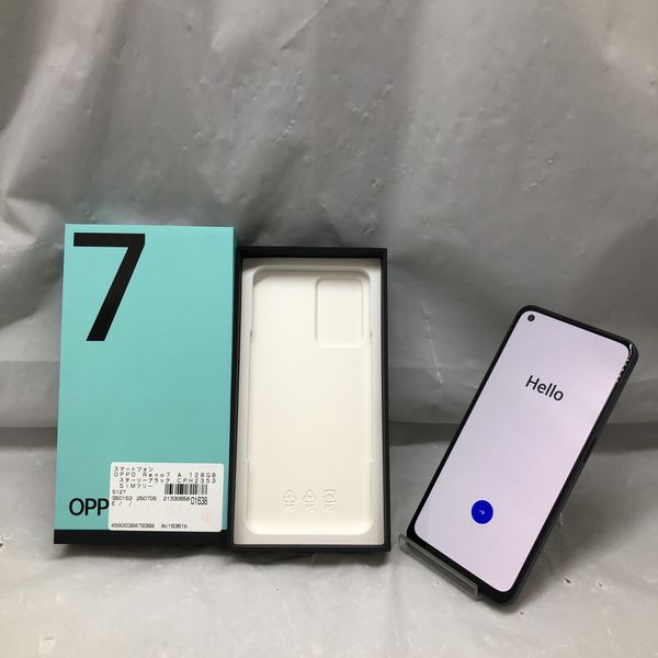 OPPO 〔中古〕OPPO Reno7 A 128GB スターリーブラック CPH2353