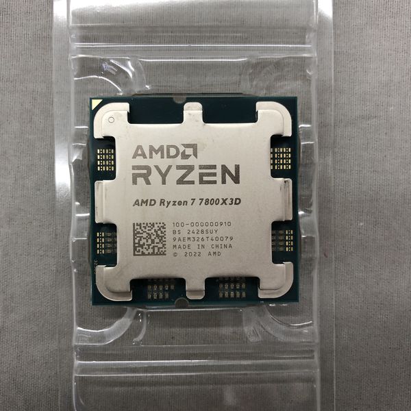 AMD 〔中古〕Ryzen 7 7800X3D 〔4.2GHz/SOCKET AM5〕(中古1ヶ月