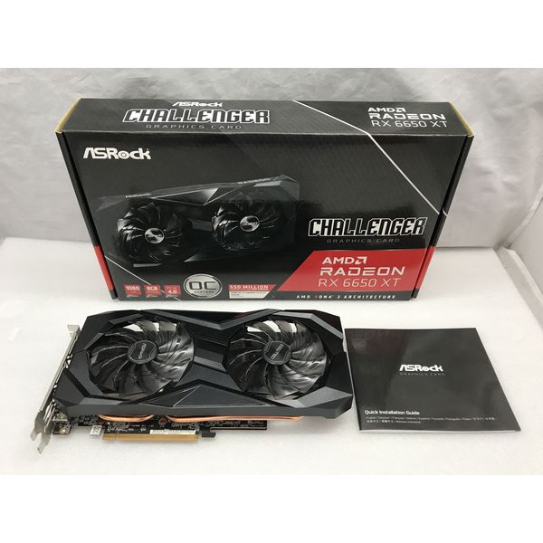 ASRock 〔中古〕RX6650XT Challenger D 8G OC（中古1ヶ月保証