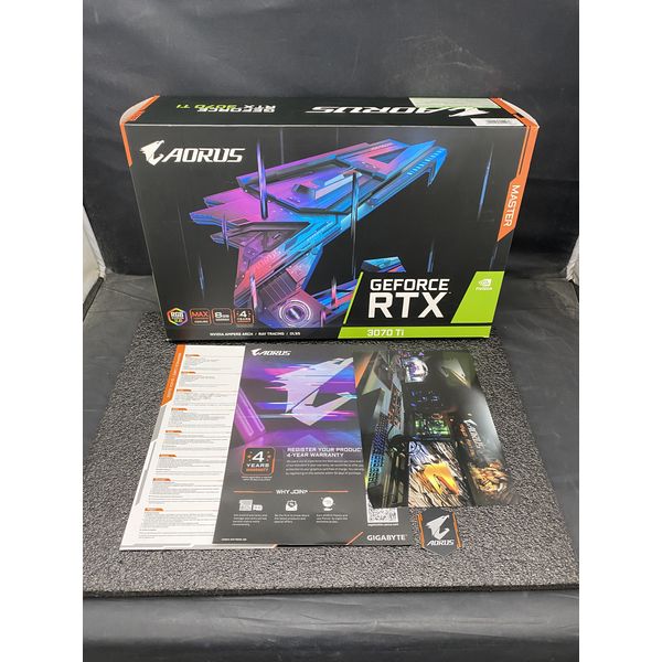 GIGABYTE 〔中古〕AORUS GeForce RTX 3070 Ti MASTER 8G（中古1