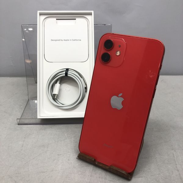 Apple アップル/iPhone 12 RED 128GB/MGHW3J/A/G6TDX29W0F09/Bランク/18【中古】 APPLE 〔中古〕iPhone12 128GB プロダクトレッド MGHW3J／A SIM