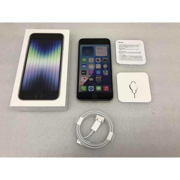 APPLE 〔中古〕iPhone SE 第3世代 64GB スターライト MMYD3J／A