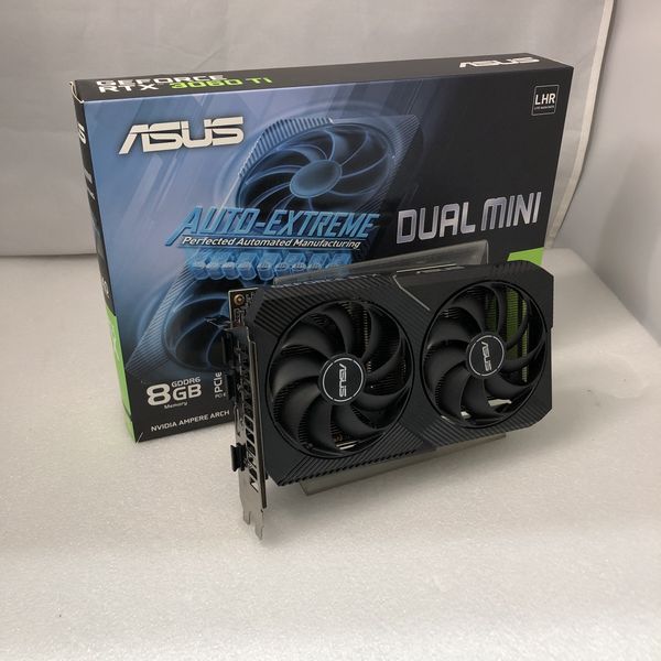 【中古】ASUS Gefoece RTX3060ti Dual MINI V2 ASUS Dual GeForce RTX 3060 Ti V2 MINI 8GB GDDR6 | Graphics Cards
