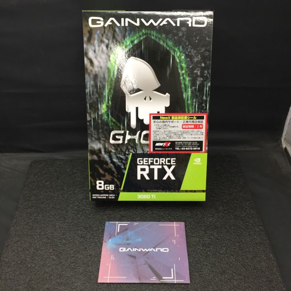 PCパーツ GAINWARD RTX 3060Ti GHOST 8G V1 LHR Gainwardの「GeForce RTX 3060 Ti Ghost V1」が入荷 - AKIBA PC