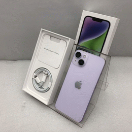 〔中古〕iPhone14 128GB パープル MPUY3J/A SIMフリー(中古1ヶ月保証)