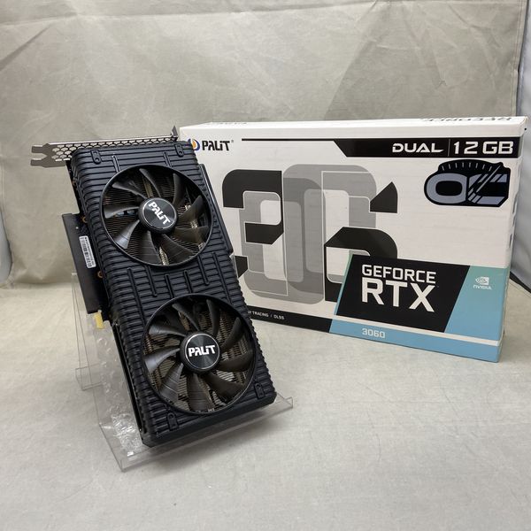 新品未開封♥美品Palit GEFORCE RTX 3060 Dual 12GB Palit 〔中古〕GeForce RTX 3060 DUAL 12GB（中古1ヶ月保証