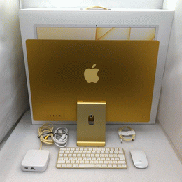 APPLE 〔中古〕iMac 24-inch Mid-2021 オレンジ 〔14.7 Sonoma〕 Apple