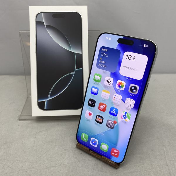 APPLE 〔中古〕iPhone16 Pro Max 1TB ホワイトチタニウム MYWR3J／A