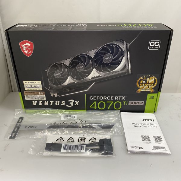 MSI 〔中古〕GeForceRTX4070TiSUPER16GVENTUS3XOC（中古1ヶ月保証