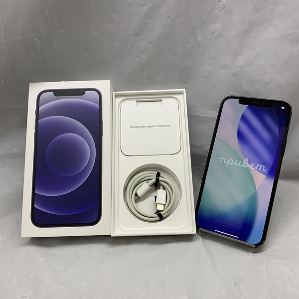 APPLE 〔中古〕iPhone12 128GB ブラック MGHU3J／A SIMフリー（中古1