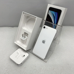 APPLE 〔中古〕iPhoneSE 第2世代 128GB ホワイト MXD12J／A SIMフリー