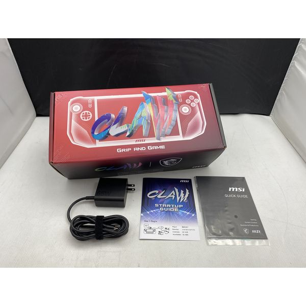 MSI 〔中古〕MSI CLAW-A8-BZ2EM-401JP ブラック&ホワイト / Windows 11