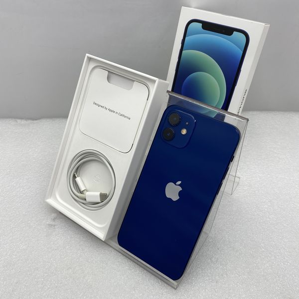 APPLE 〔中古〕iPhone12 128GB ブルー MGHX3J／A SIMフリー（中古1ヶ月