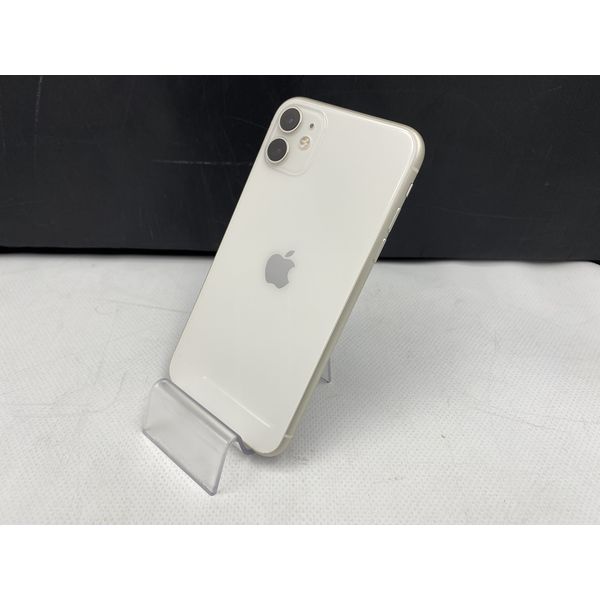 APPLE 〔中古〕iPhone11 128GB ホワイト MWM22J／A au（中古1ヶ月保証