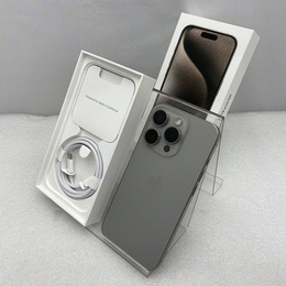 APPLE 〔中古〕iPhone15Pro 128GB ﾌﾞﾗｯｸﾁﾀﾆｳﾑ MTU73J/A SIMﾌﾘｰ版（中古