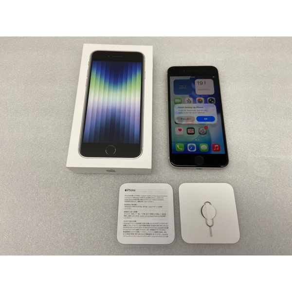iPhoneSE3世代 64GB スターライトSIMロック解除済み APPLE 〔中古〕iPhone SE 第3世代 64GB スターライト MMYD3J／A