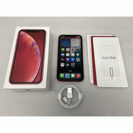 APPLE 〔中古〕iPhoneXR 128GB MT0N2J/A Red au SIMロック解除品（中古