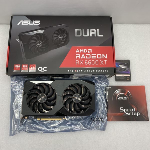 ASUS RADEON RX6600XT 中古動作品 ASUS 〔中古〕DUAL-RX6600XT-O8G（中古1ヶ月保証） | パソコン工房