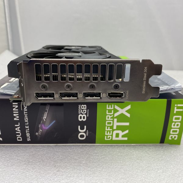 ASUS 〔中古〕DUAL-RTX3060TI-O8G-MINI-V2（中古1ヶ月保証