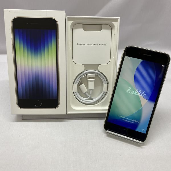 APPLE 〔中古〕iPhone SE 第3世代 64GB スターライト MMYD3J/A au