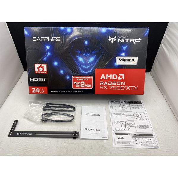 [中古]SAPPHIRE NITRO+ RADEON RX7900XTX Sapphire 〔中古〕NITRO+ Radeon 7900 XTX GAMING OC VAPOR-X 24GB