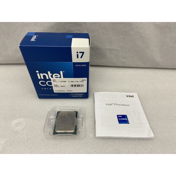 i7 14700KF 中古動作品 Intel 〔中古〕インテル® Core™ i7 プロセッサー 14700KF Bulk（中古