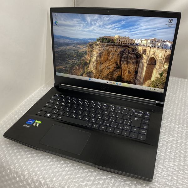 【中古ノートPC】msi〈GF63 Thin〉Intel Coe i7/SSD256GB+HDD1TB/メモリ16GB ④ ゲーミングPC 中古ノートパソコン MSI GF63 Thin 10SC (GF63-10SC