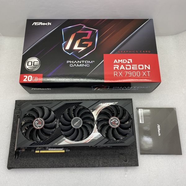 ASRock Radeon RX7900XT 【ジャンク品】 ASRock 〔中古〕AMD Radeon RX 7900 XT Phantom Gaming 20GB OC（中古1