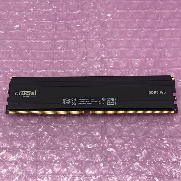 ノーブランド 〔中古〕288Pin DDR5 5600 PC5-44800 32GB（中古1ヶ月