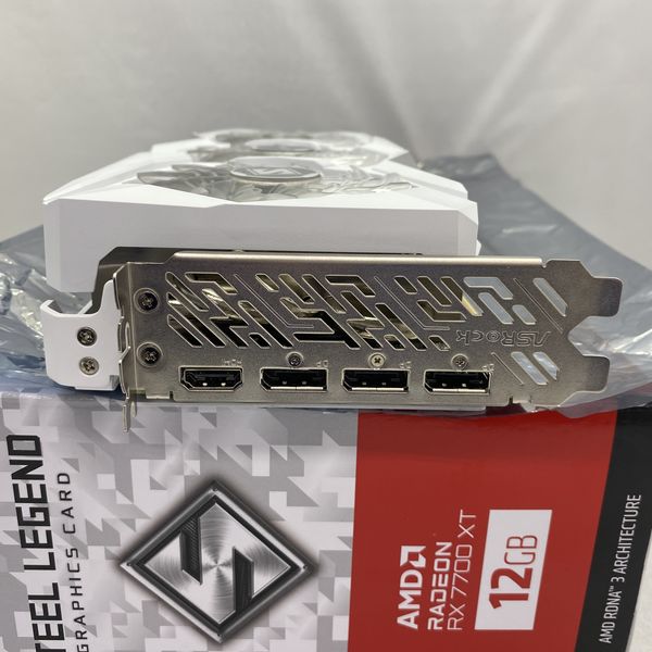 ASRock 〔中古〕AMD Radeon RX 7700 XT Steel Legend 12GB OC（中古1