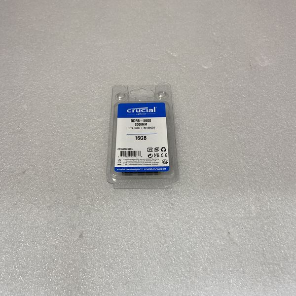 Crucial 〔中古〕CT16G56C46S5（16GB DDR5-5600 SO-DIMM）（中古1ヶ月