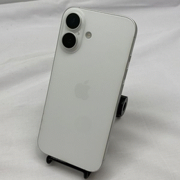 APPLE 〔中古〕iPhone16 128GB ホワイト MYDR3J/A SIMフリー（中古1