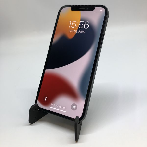 APPLE 〔中古〕iPhone12 64GB ブラック MGHN3J/A au対応 SIMロック解除