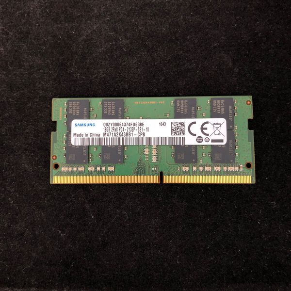 DDR4 16GB 1枚 ノート用2133 PC4-17000